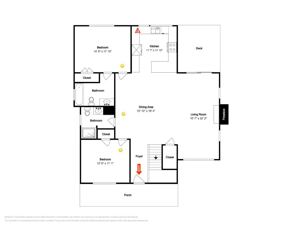 Four-Bedroom House interior